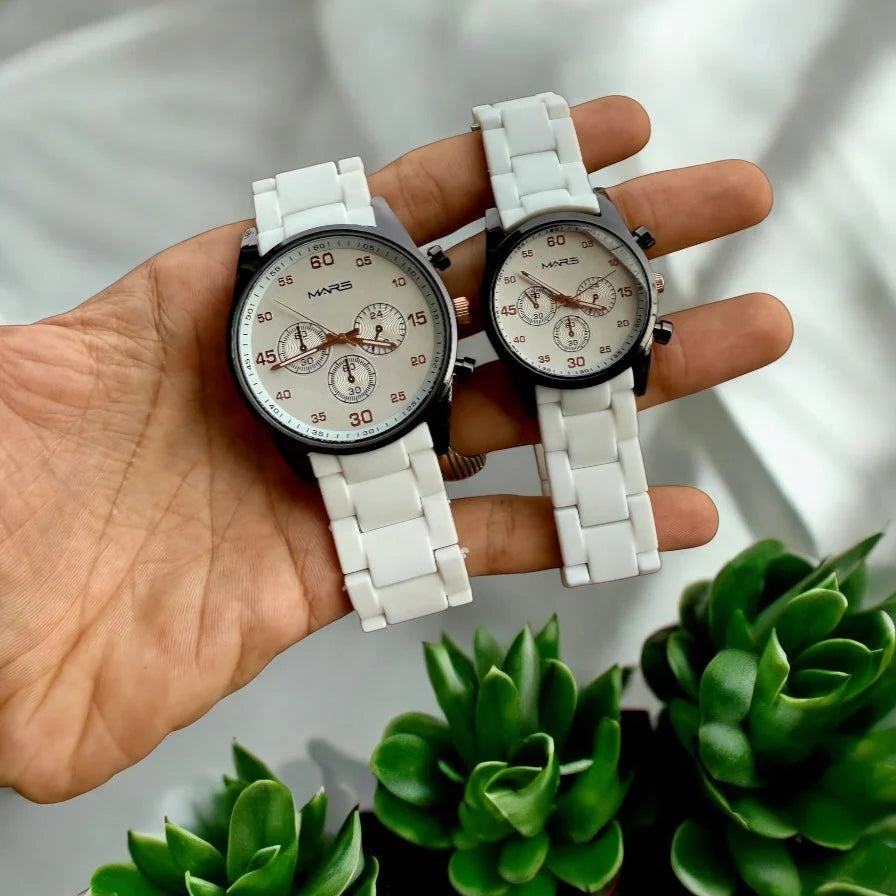 MARS COUPLE WATCHES FOR MEN AND WOMEN